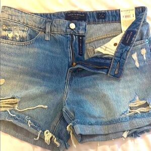 NWT Lucky Boyfriend Jean Shorts
